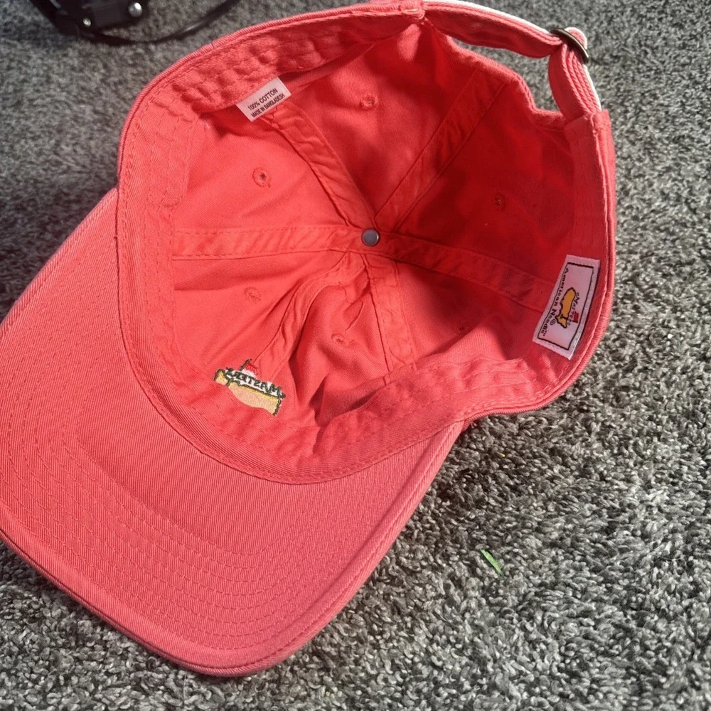 Masters Golf Cap Mens One Size Strap Back Embroidered Logo Augusta Golf Hat